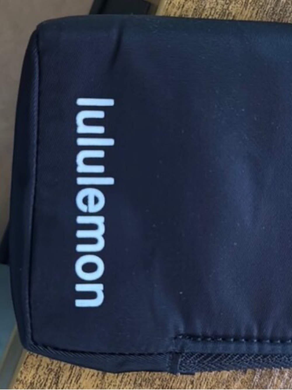 Lululemon athletica Dual Pouch Wristlet black bag purse gym keychain - Picture 6 of 6